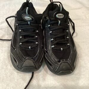 Cheeks Women's Black Athletic Shoes